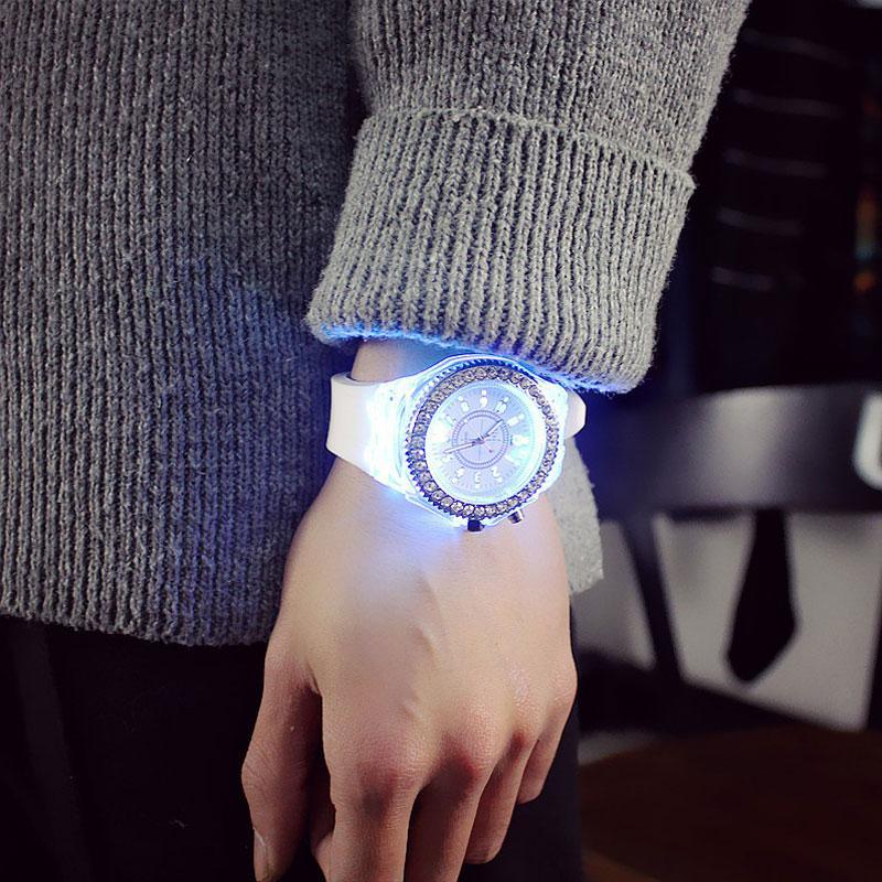 STEVVEX LED Light-Up Wristwatch for Men and Women