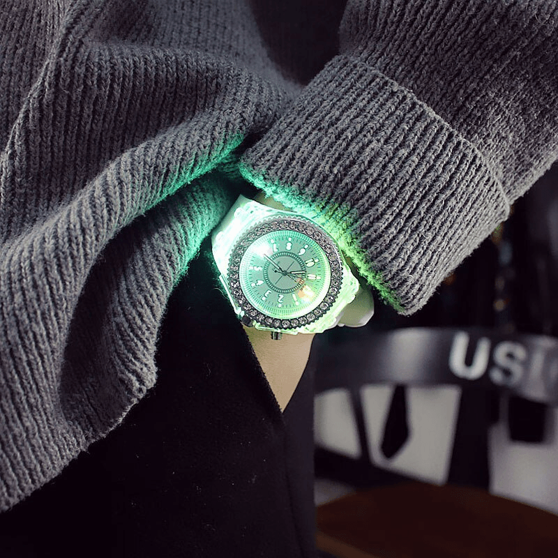 STEVVEX LED Light-Up Wristwatch for Men and Women