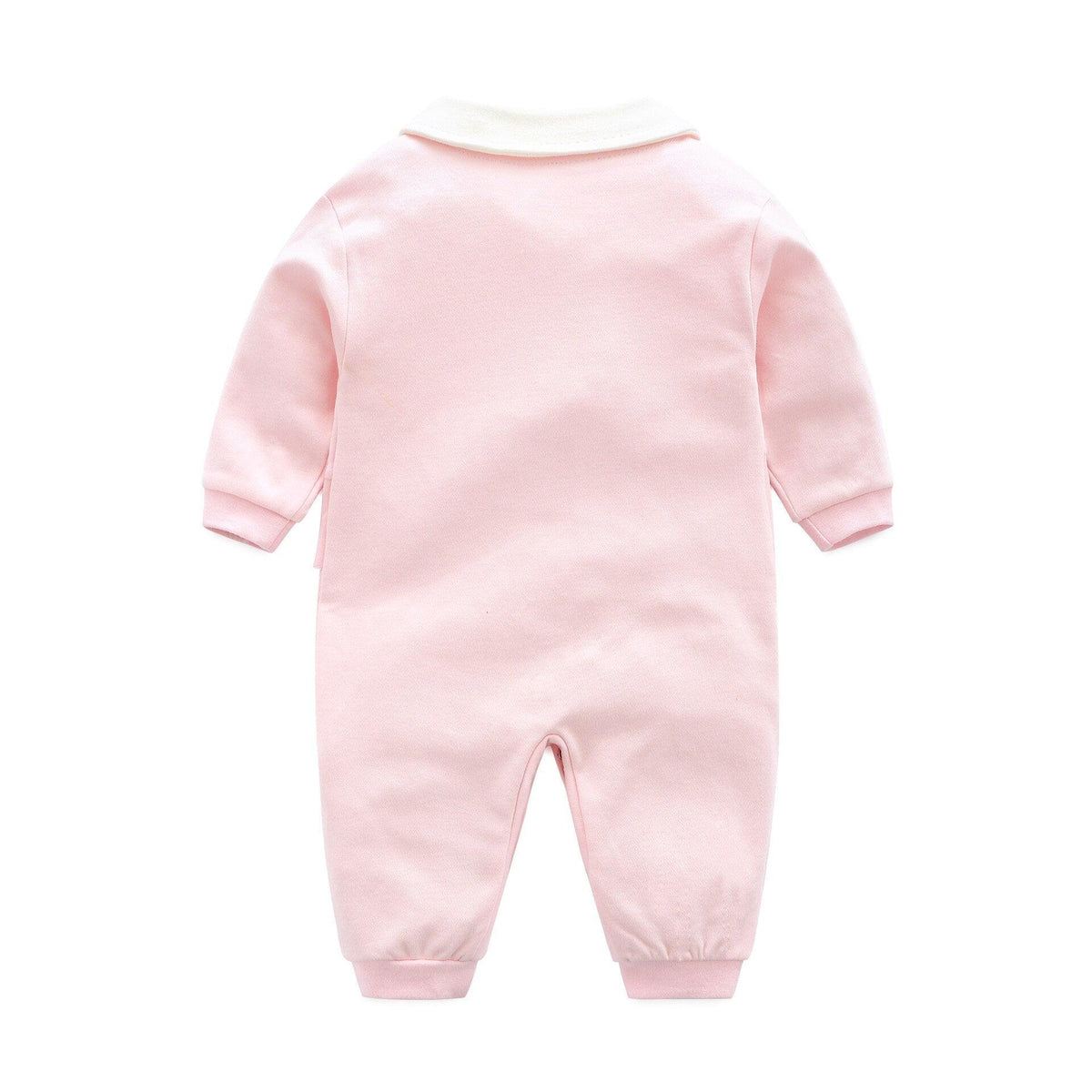 Printed Long-Sleeve Cotton Baby Romper