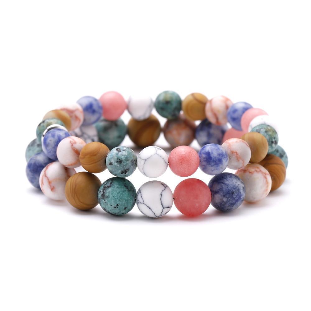 Solar System Beaded Bracelet for Men and Women