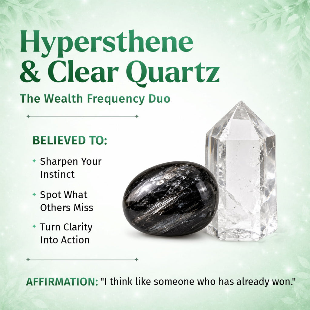 The Hypersthene Millionaire Manifestation Bracelet – Crystal Bracelet for Wealth & Abundance