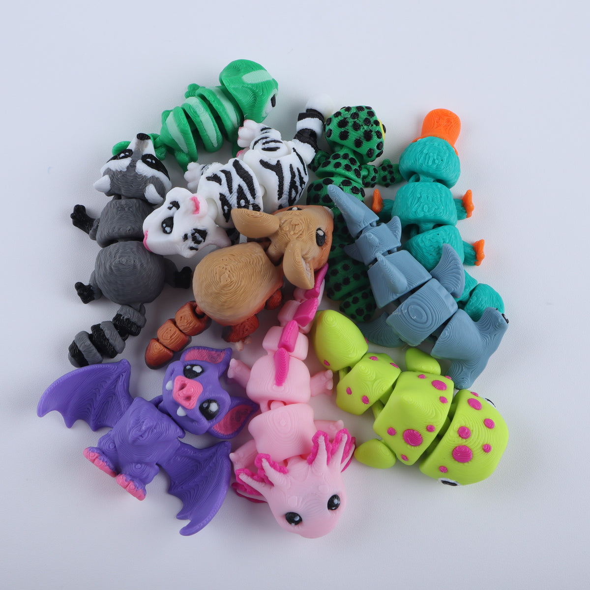 3D Printed Mini Fidget Creatures – Variety Pack