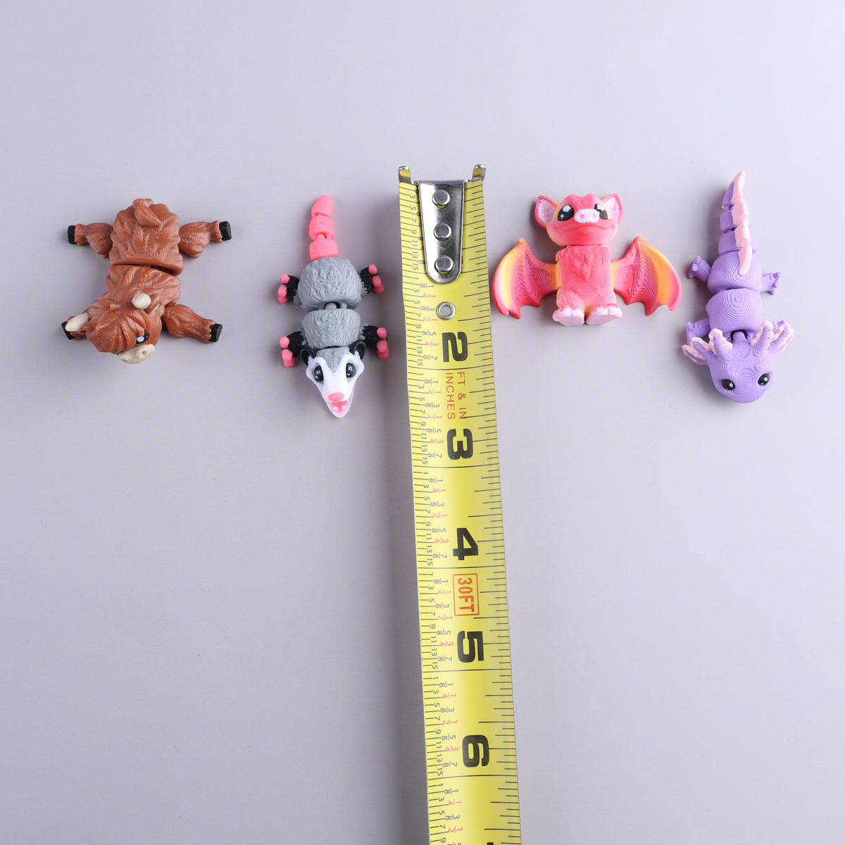 3D Printed Mini Fidget Creatures – Variety Pack