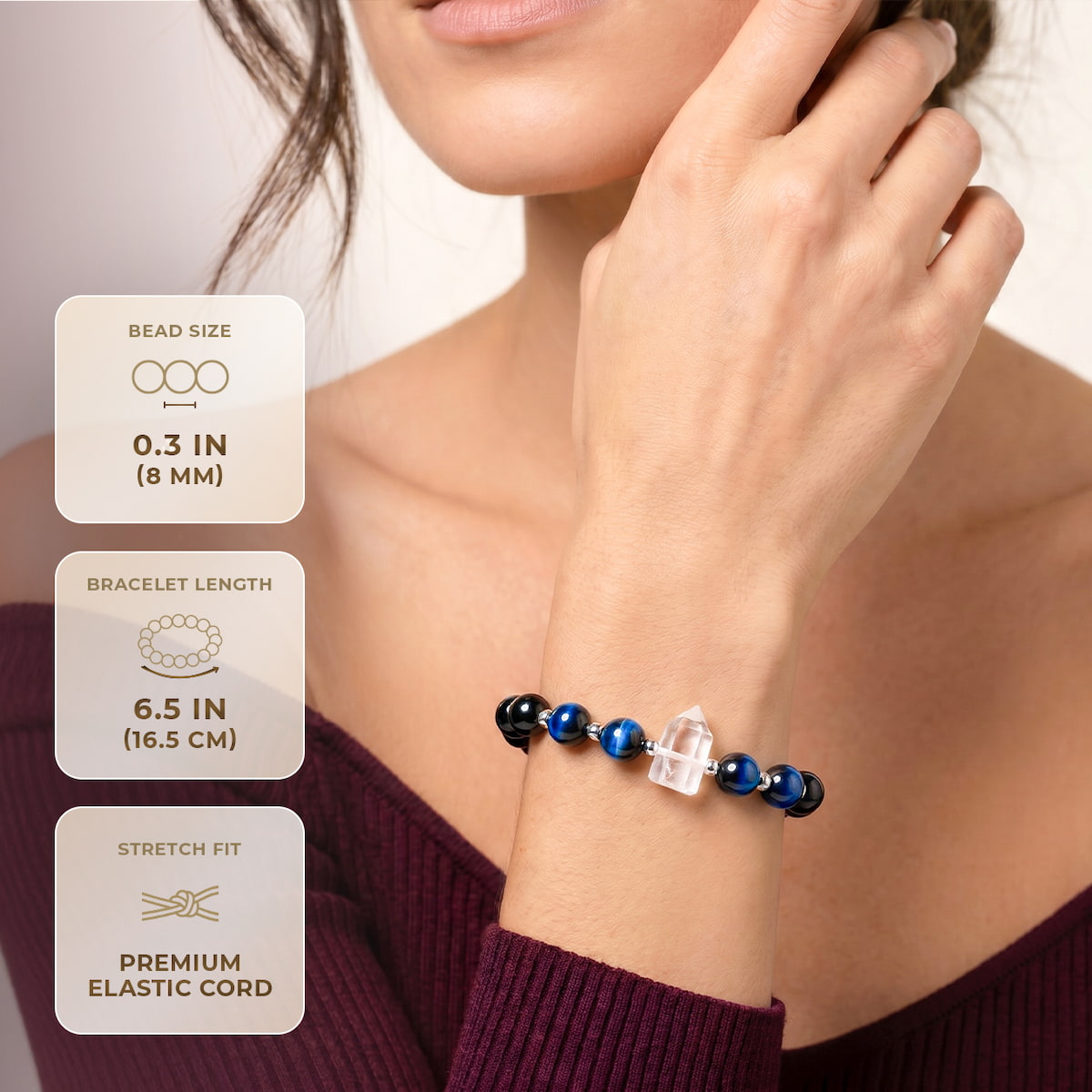The Negativity Filter Bracelet – Crystal Bracelet to Filter & Block Negative Energy