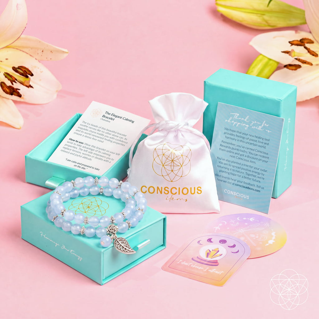 The Elegant Calming Bracelet – Crystal Bracelet for Anxiety Relief & Inner Peace