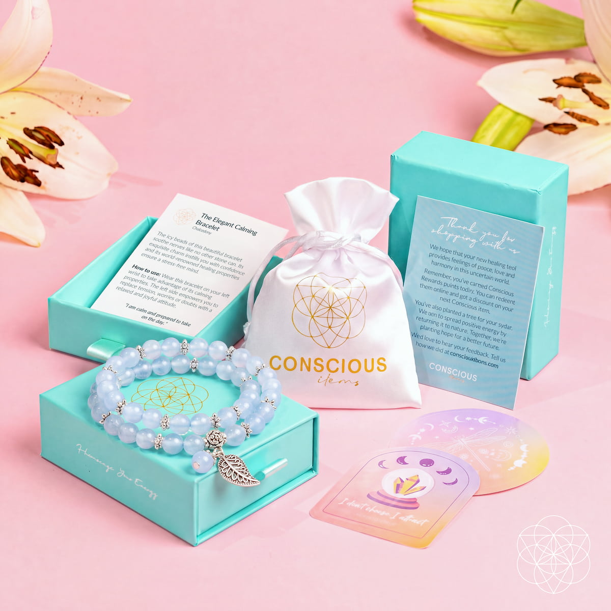 The Elegant Calming Bracelet – Crystal Bracelet for Anxiety Relief & Inner Peace