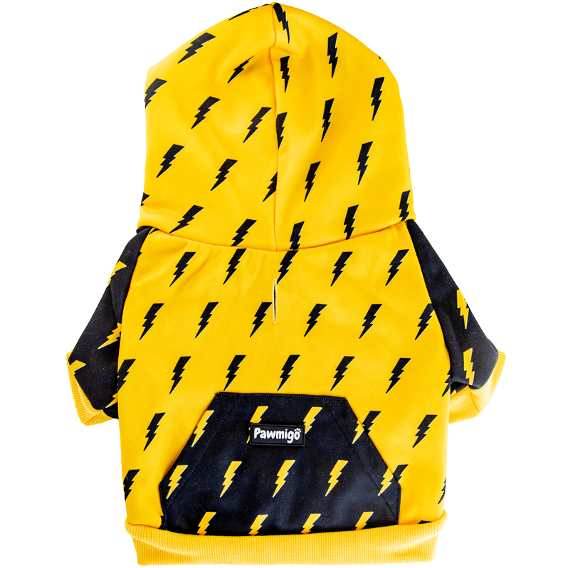 Pawgwarts Dog Hoodie – Lightning Bolt Pet Sweater | Cute Dog Outfit