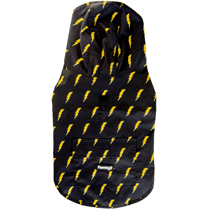 Pawgwarts Dog Poncho – Lightning Bolt Pet Rain Coat | Cute Dog Outfit