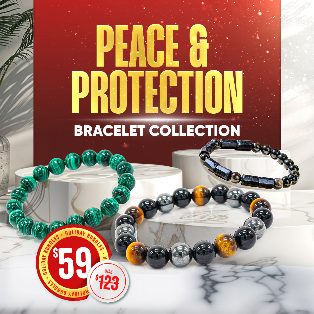 Peace & Protection Bracelet Collection – Crystal Bracelets for Calm & Spiritual Shield
