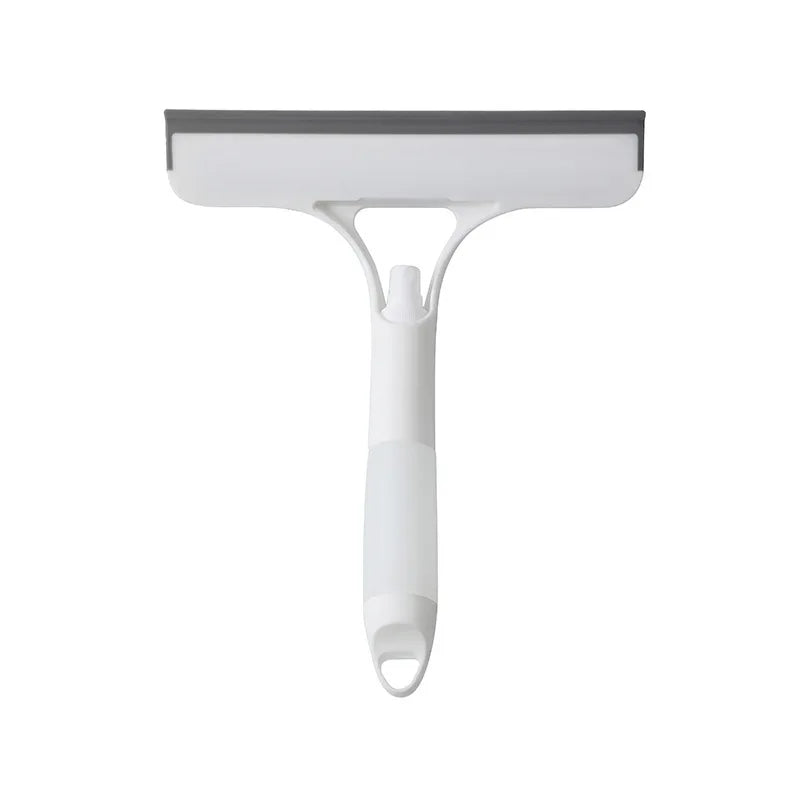 3-in-1 Window Cleaning Squeegee with Spray Bottle & Microfiber Scrub