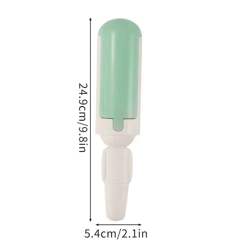 Reusable Pet Hair Remover Brush with Self-Cleaning Base