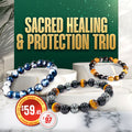 Sacred Healing & Protection Trio – Crystal Set for Energy, Healing & Spiritual Protection