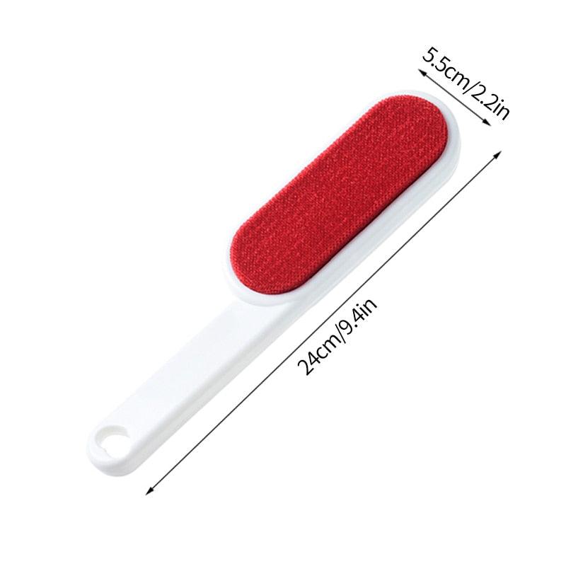 Reusable Pet Hair Remover Brush with Self-Cleaning Base