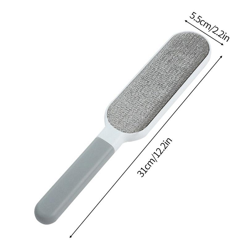 Reusable Pet Hair Remover Brush with Self-Cleaning Base