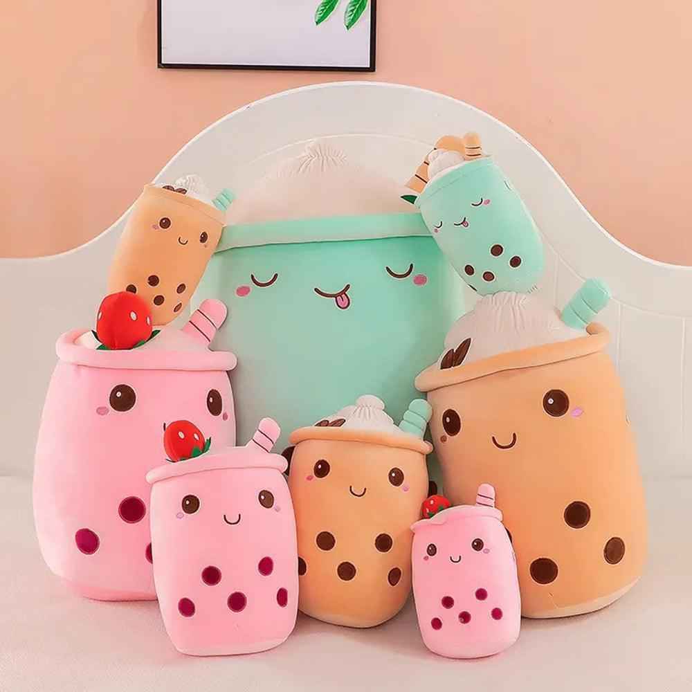 Boba Stuffed Animal – Kawaii Bubble Tea Plush Toy | Cute Room Decor