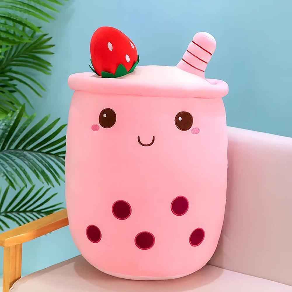 Boba Stuffed Animal – Kawaii Bubble Tea Plush Toy | Cute Room Decor