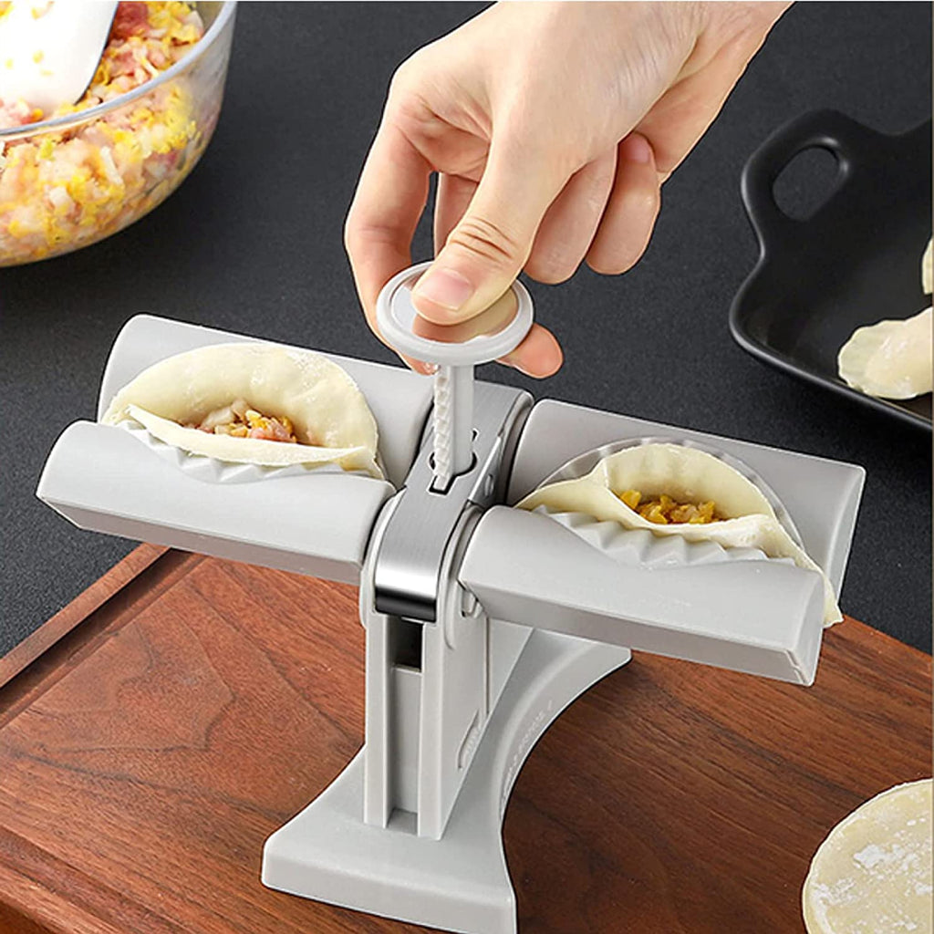 Double-Head Manual Dumpling Maker Press