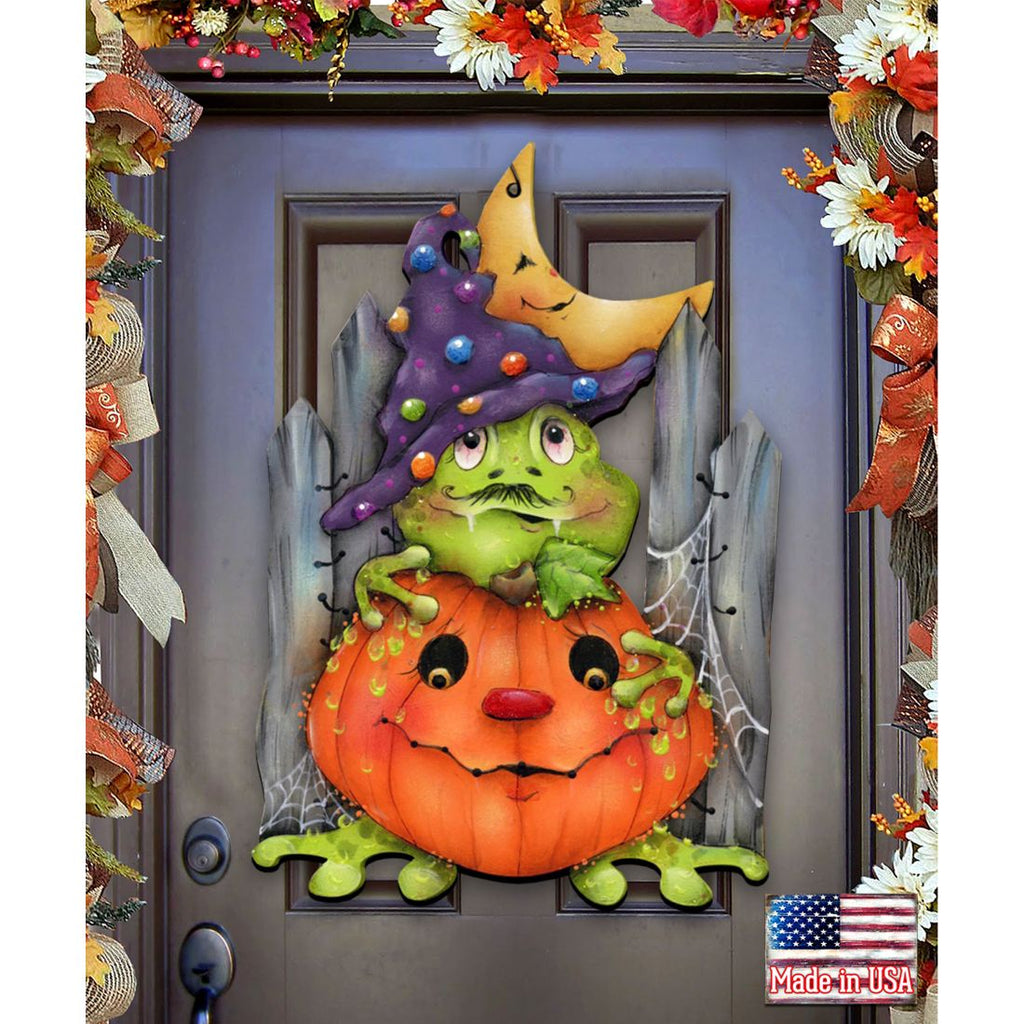 Jeepers Creepers Halloween Door Decor – Spooky Holiday Decoration for Home