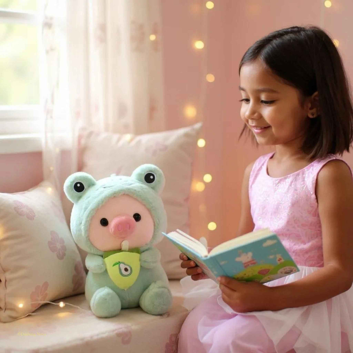 Boba Pig Plushie – Kawaii Stuffed Animal Gift for Girls & Boys