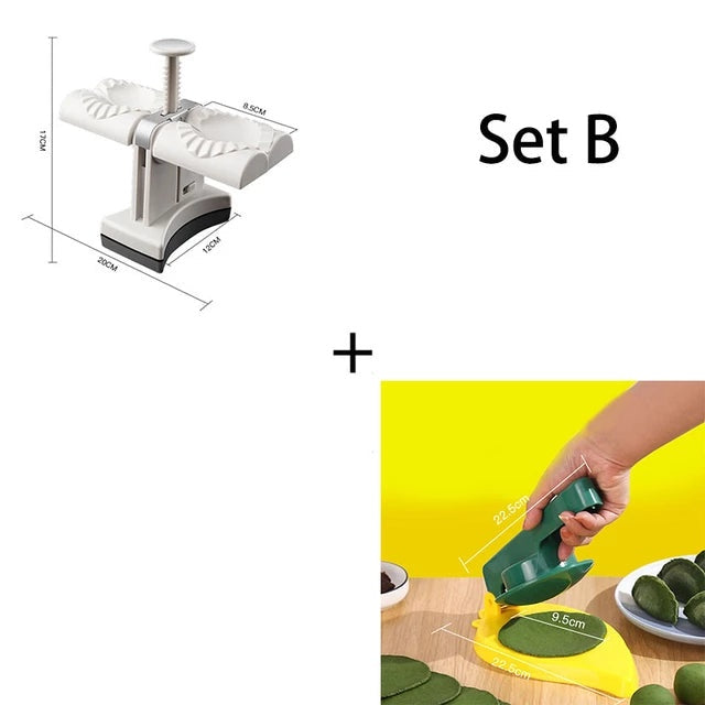 Double-Head Manual Dumpling Maker Press