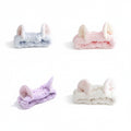 Cat Ear Spa Headbands – 4-Color Set