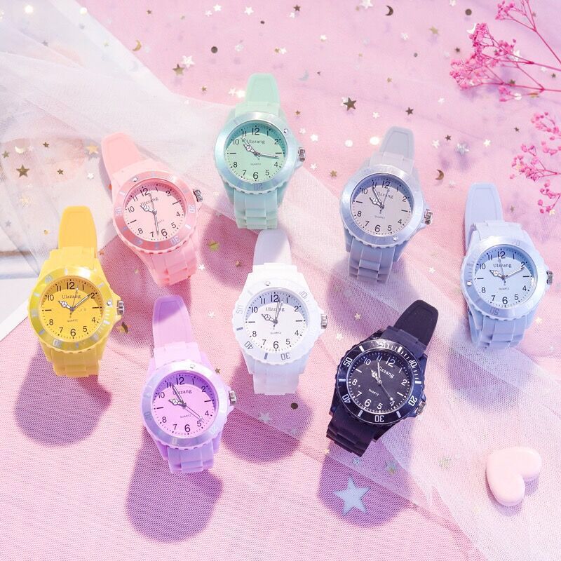 Colorful Jelly Watch for Students