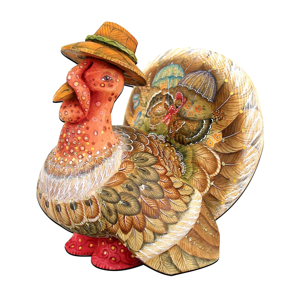 Tom the Turkey Thanksgiving Door Decor by G. DeBrekht