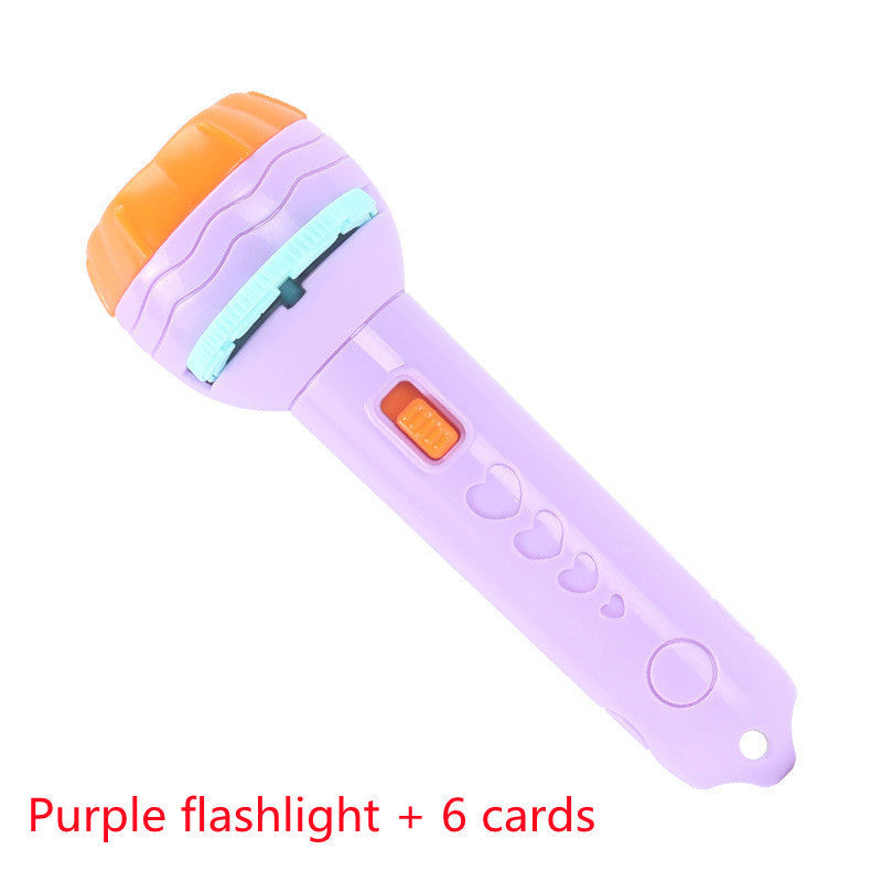 Cartoon Projection Flashlight – 80 Patterns Kids Projector Toy for Bedtime Stories