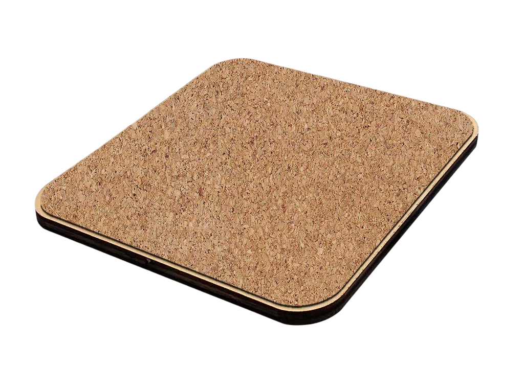 Turkey Wooden Cork Coasters Gift Set of 4 - Thanksgiving Decor by G. DeBrekht