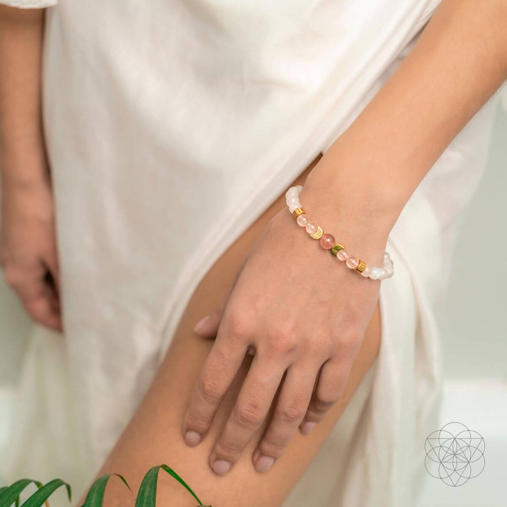 Fertility Bracelet – Crystal Bracelet for Fertility, New Beginnings & Feminine Energy