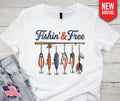 Fishin & Free Women's T-Shirt – Multi-Color