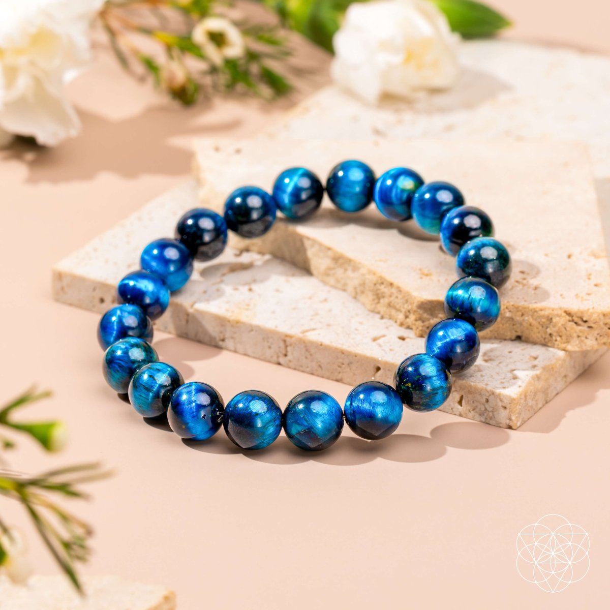 Hawk's Focus – Royal Blue Tiger's Eye Bracelet for Clarity & Mental Strength