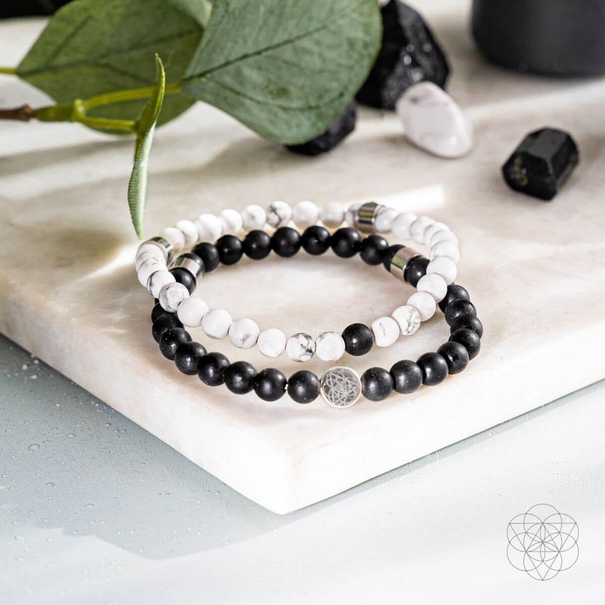 Negativity Banisher Bracelet Set – Crystal Bracelets to Repel Negative Energy & Restore Balance