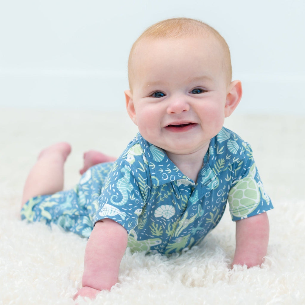 Under The Sea Polo Romper