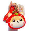 Shiba Inu Coin Purse Keychain – Kawaii Zippered Pouch | Cute Bag Accessory