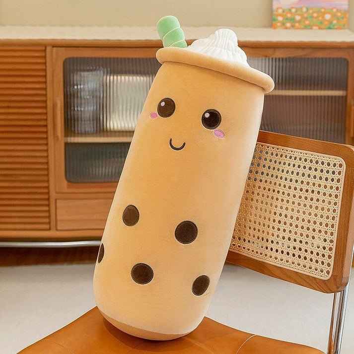Boba Stuffed Animal – Kawaii Bubble Tea Plush Toy | Cute Room Decor