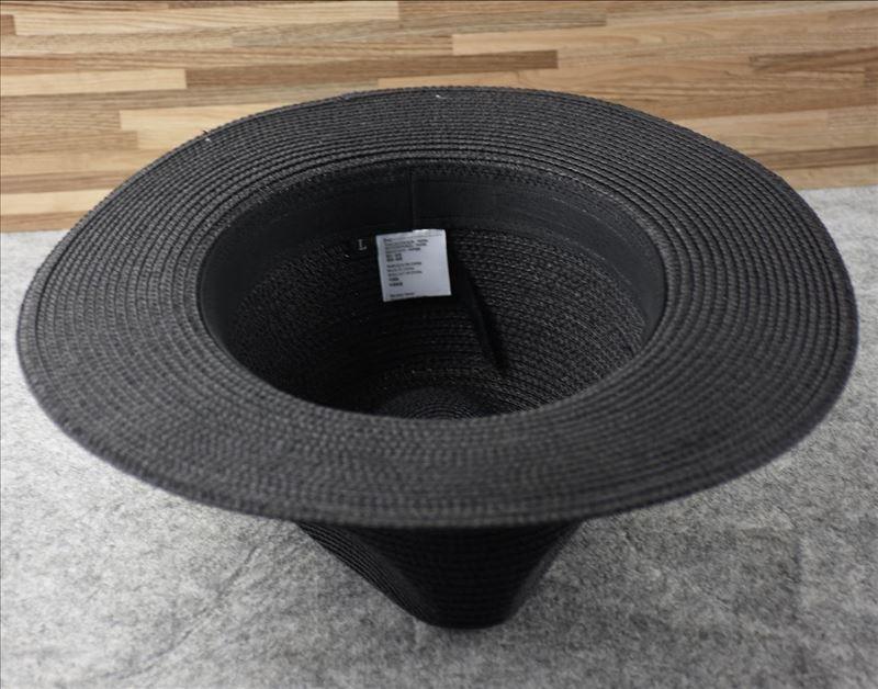 Unisex Wide Brim Straw Fedora Hat – UV Protection