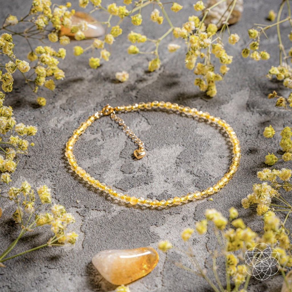 The Abundance Anklet – Crystal Anklet for Wealth, Prosperity & Manifestation