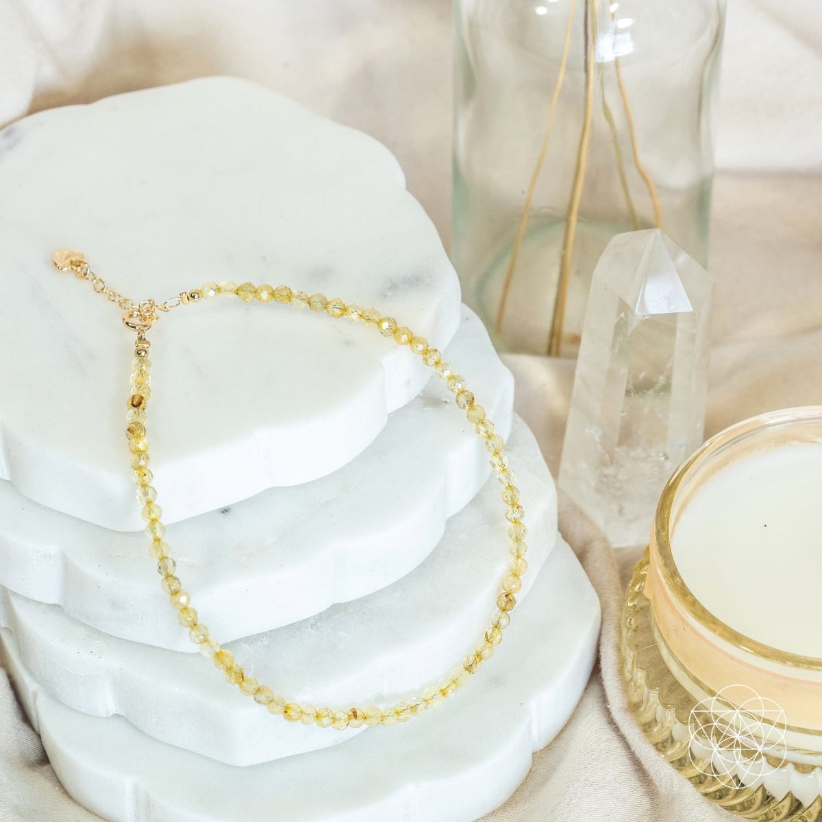 The Abundance Anklet – Crystal Anklet for Wealth, Prosperity & Manifestation