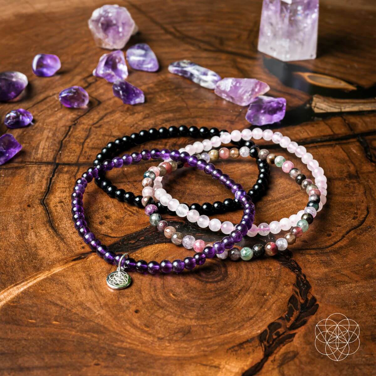 The Anxiety-Free Bracelet Set – Crystal Bracelets for Calm, Relief & Inner Peace