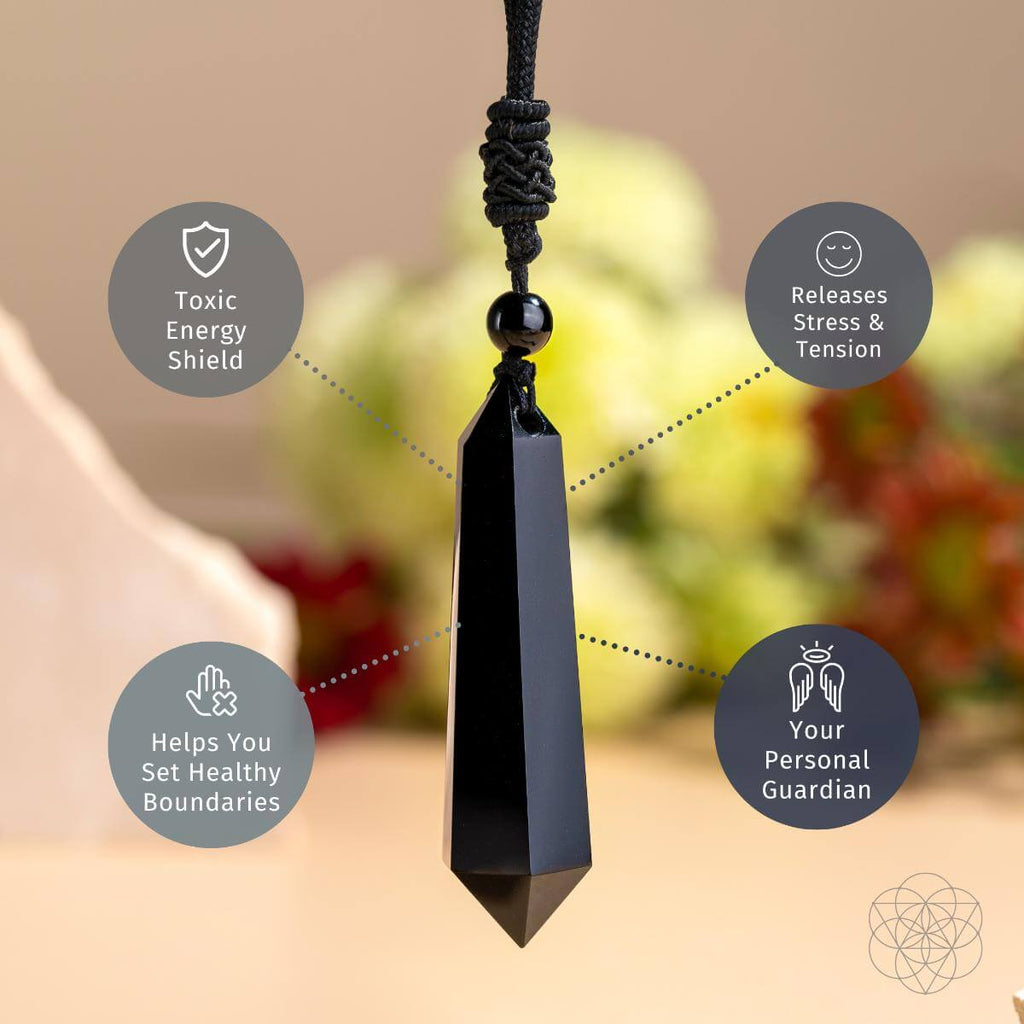 The Black Obsidian Talisman of Protection – Powerful Shield Against Negative Energy