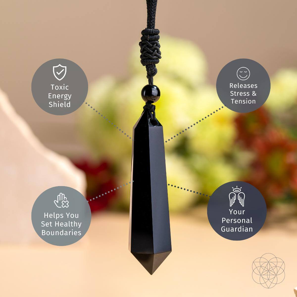 The Black Obsidian Talisman of Protection – Powerful Shield Against Negative Energy