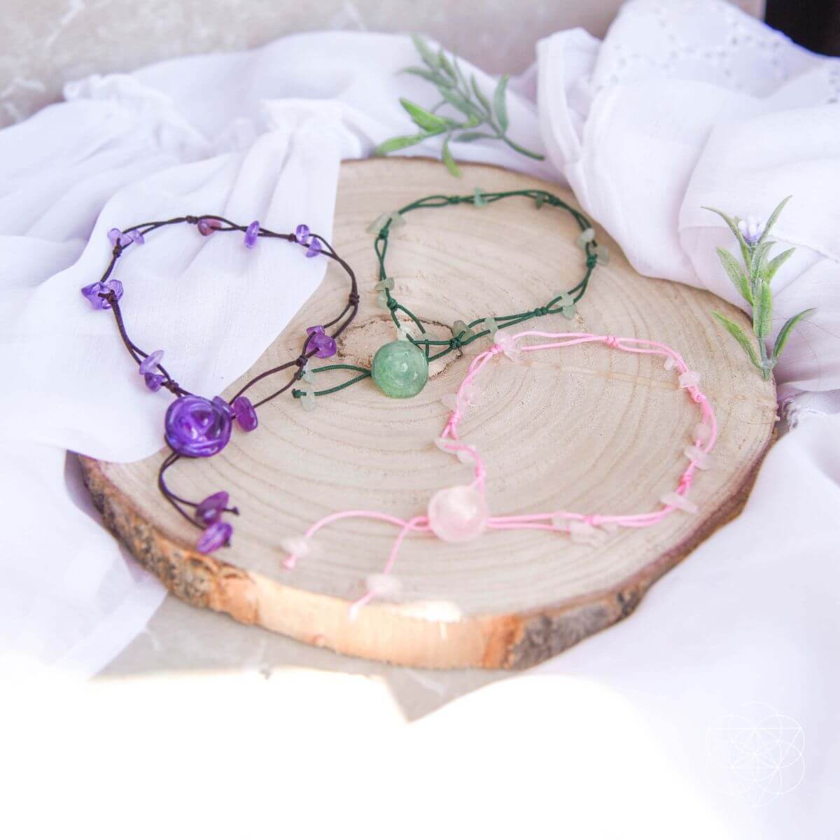 The Emotional Healing Anklet – Crystal Anklet for Grief Relief & Emotional Balance