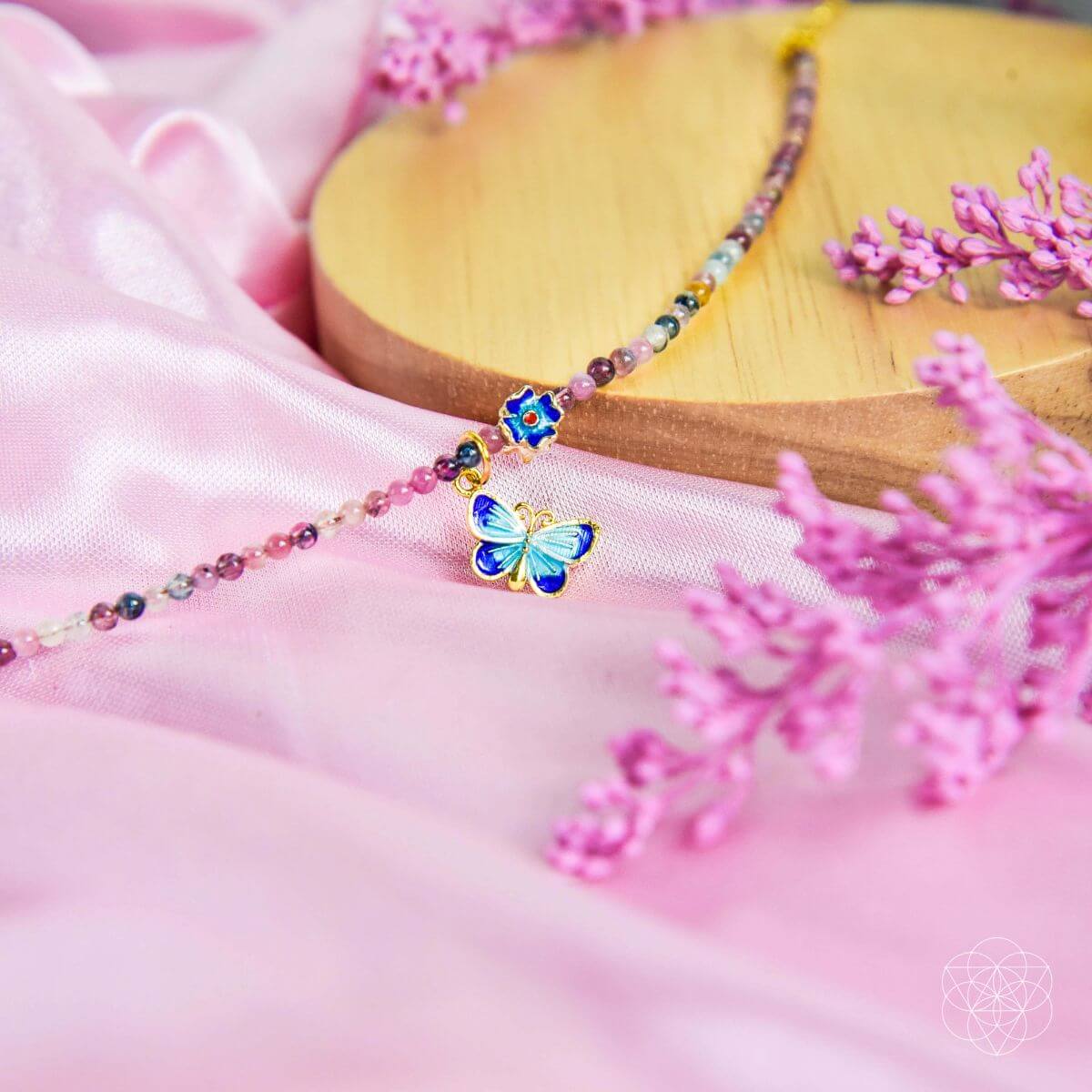 Tourmaline Anklet of Hope – Crystal Anklet for Positivity & Emotional Healing