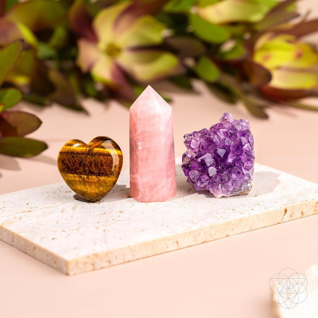Ultimate Car Protection Trinity – Complete Crystal Set for Safe Travels & Protection