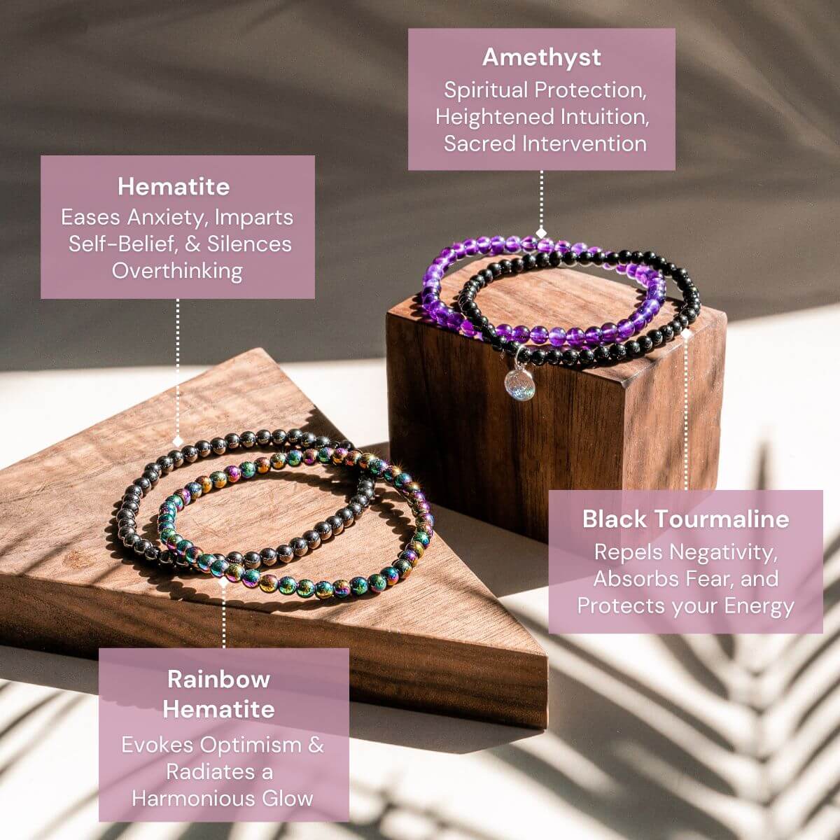 Veil of Protection – The Absolute Crystal Bracelet Set for Total Spiritual Shielding