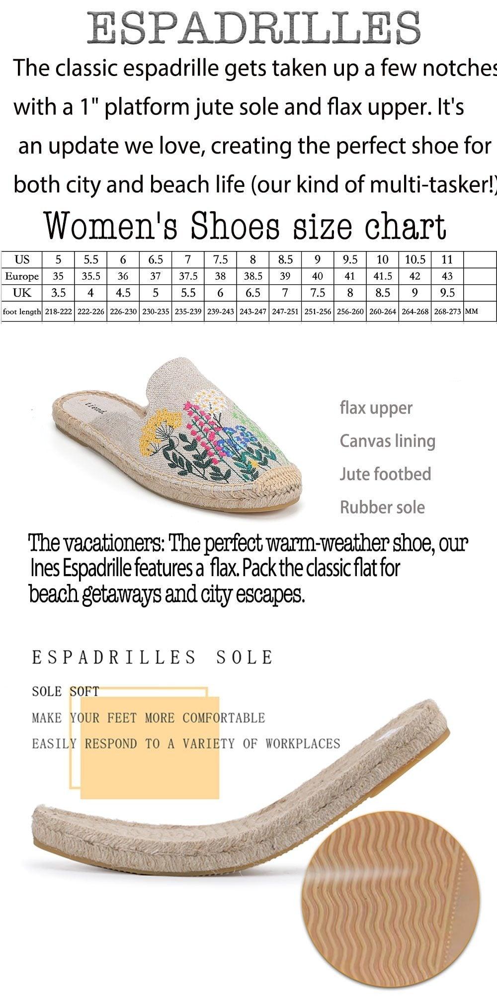 Women's Floral Embroidered Slip-On Shoes