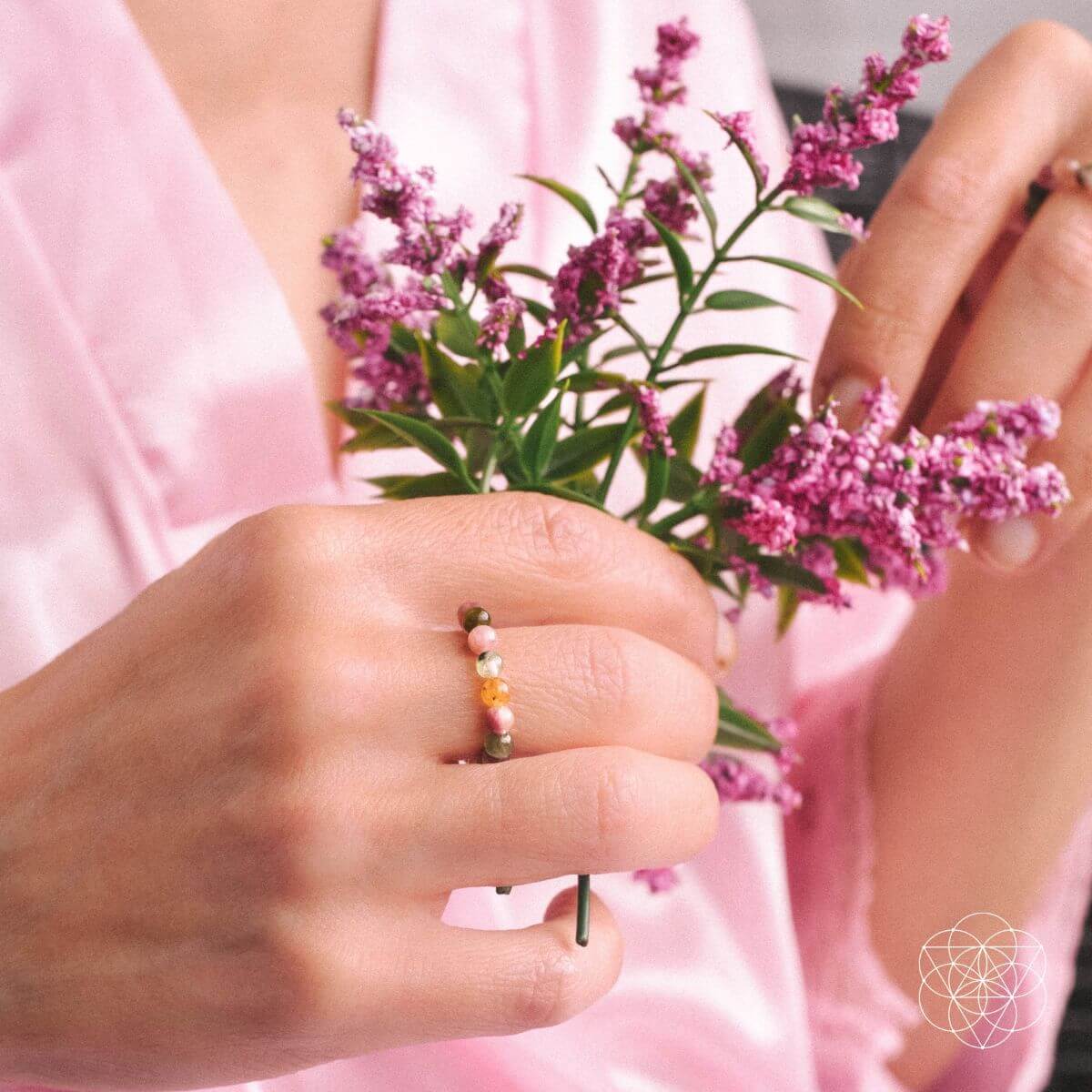 Worry-Free Ring Set – Crystal Ring Set for Anxiety Relief & Peace of Mind