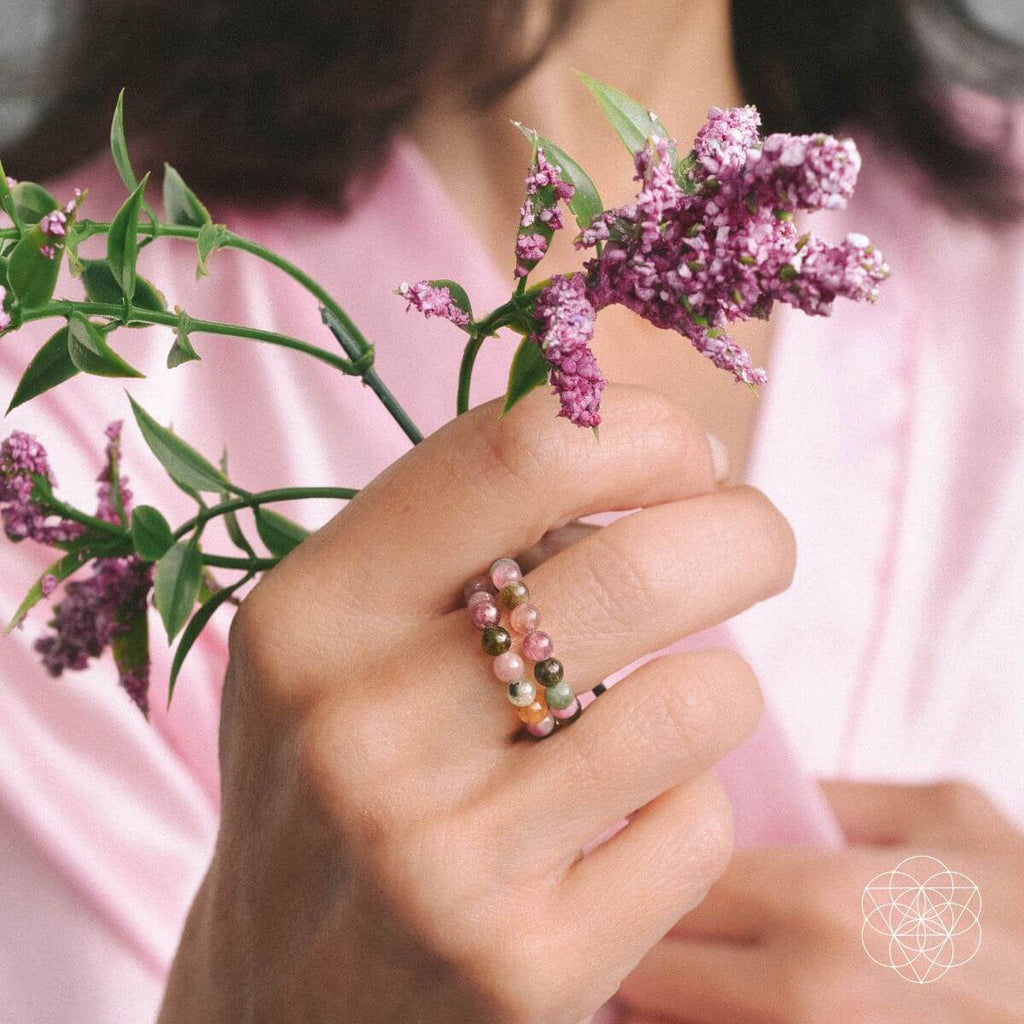 Worry-Free Ring Set – Crystal Ring Set for Anxiety Relief & Peace of Mind